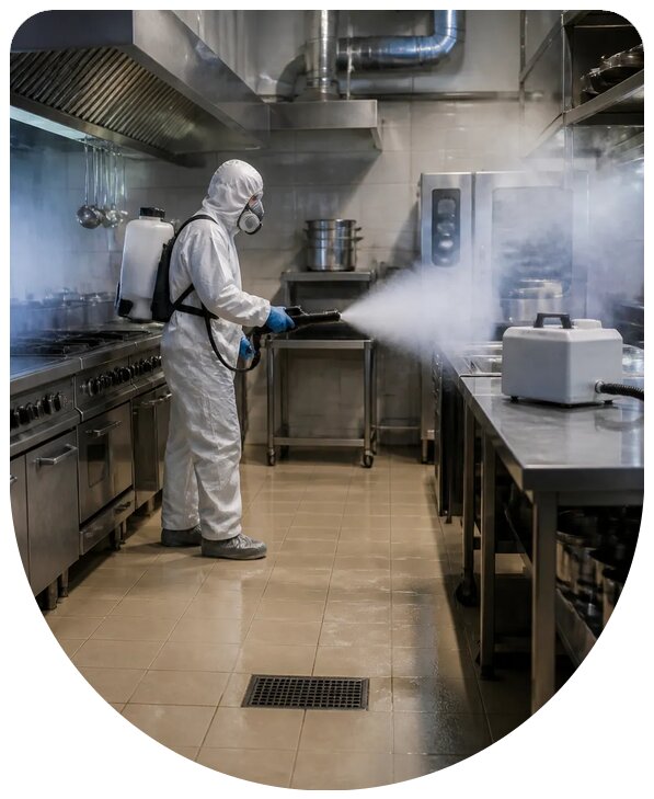 Профессиональная обработка ресторана от тараканов в Сафонове